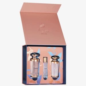 LATTAFA MAYAR 3 PCS GIFTSET WITH 100ML EDP + 12ML TRAVEL SPRAY + 50ML HAIRMIST