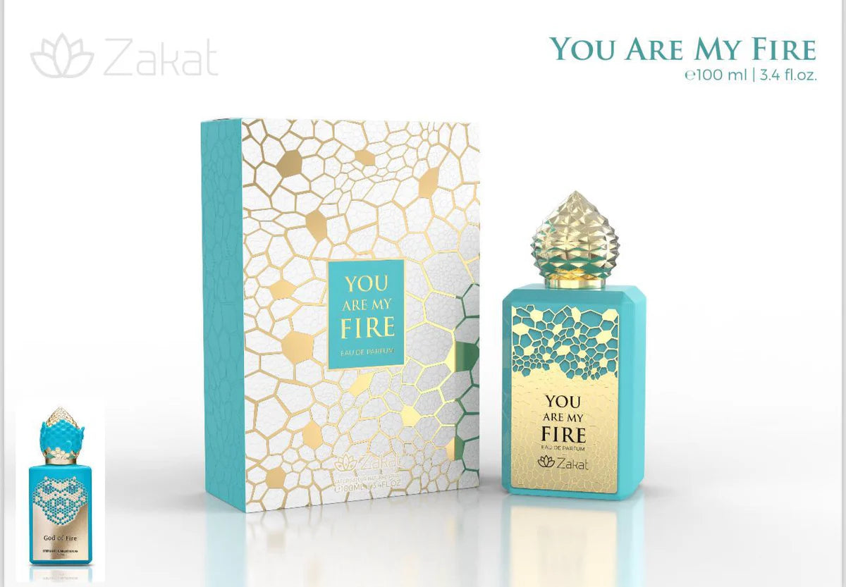 YOU ARE MY FIRE UNISEX - EDP 100ML (3.4oz) BY ZAKAT
