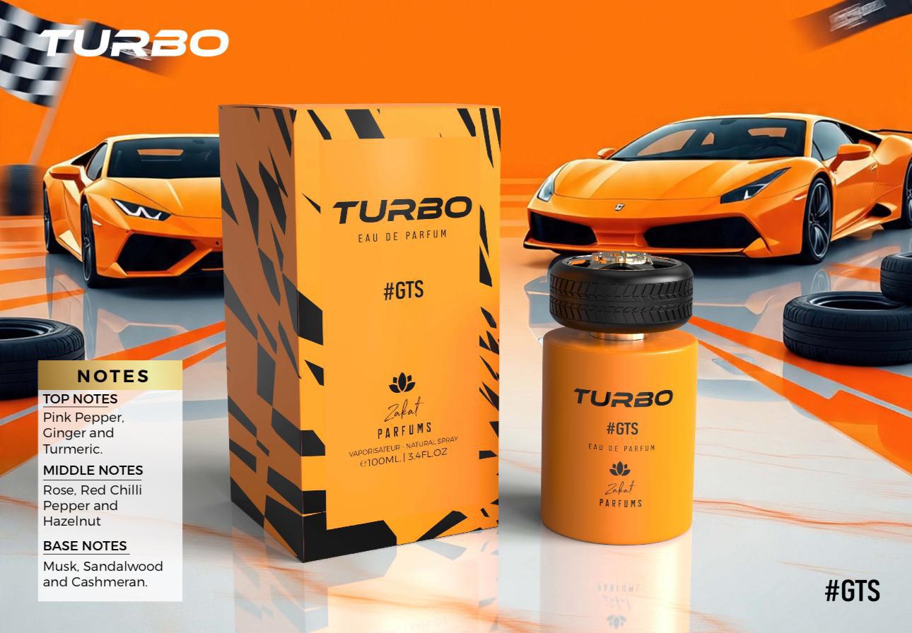 TURBO GTS MEN EDP - 100ML (3.40z) by ZAKAT