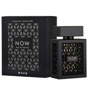 RAVE NOW UNISEX BLACK  3.4 OZ. EDP - 100ML BY LATTAFA
