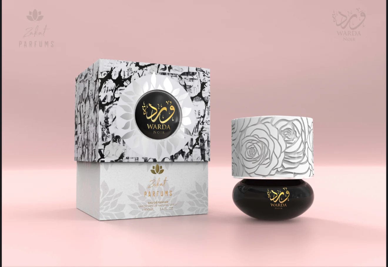 WARDA NOIR WOMEN EDP - 100ML (3.4oz) BY ZAKAT