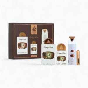 GIFT SET VINTAGE RADIO - 3 Piece Eau De Parfum Gift Set BY LATTAFA PRIDE