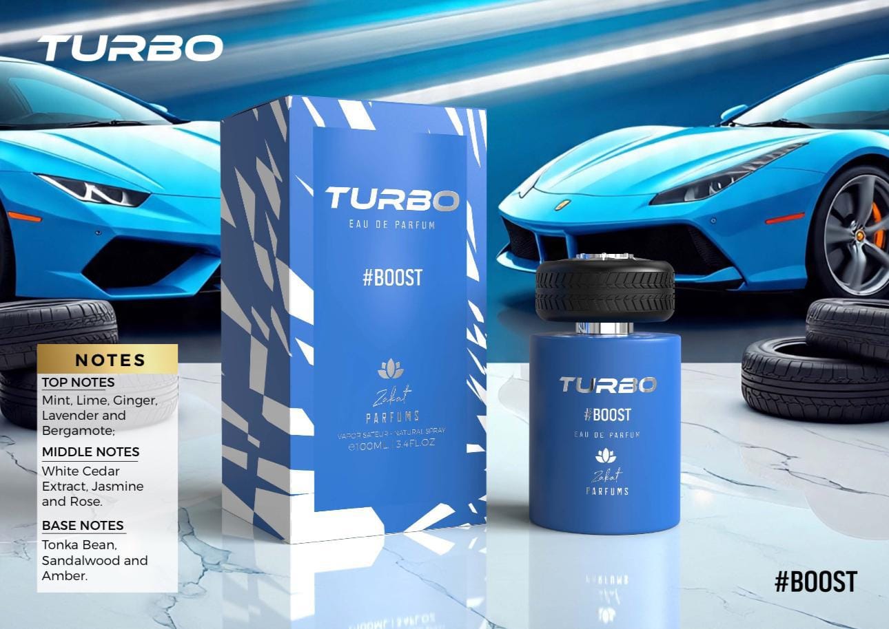 TURBO BOOST MEN EDP - 100ML (3.40z) by ZAKAT