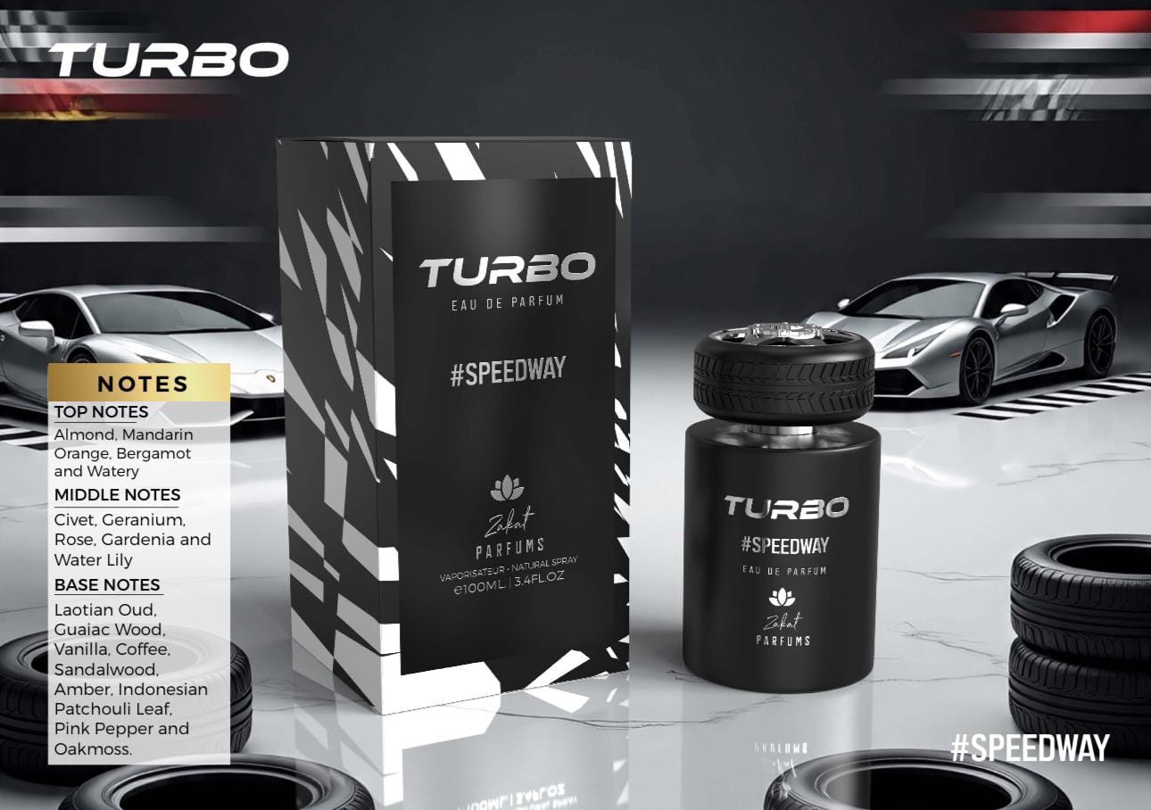 TURBO SPEEDWAY MEN EDP - 100ML (3.40z) by ZAKAT