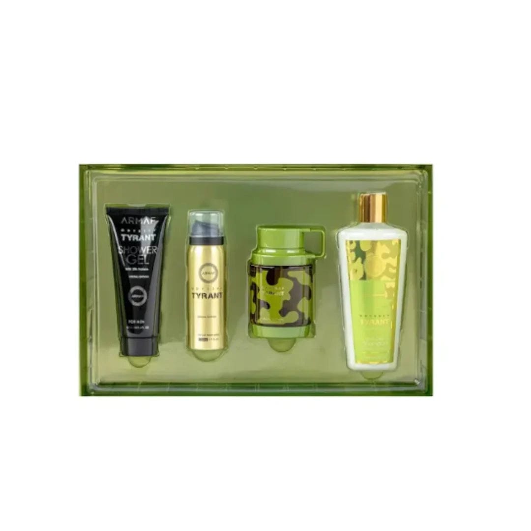 ARMAF SET ODYSSEY TYRANT 4PC M EDP 3.4OZ
