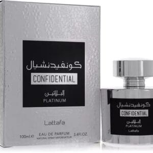 CONFIDENTIAL PLATINUM MEN 3.4 OZ. EDP by LATTAFA