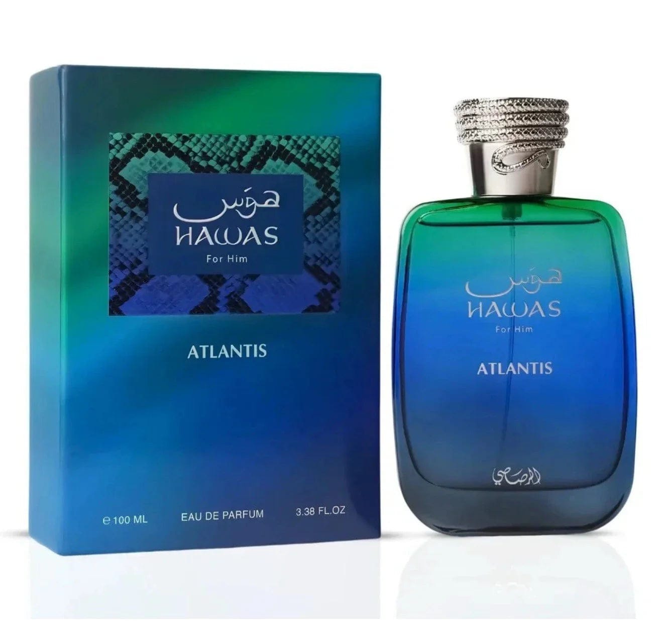 HAWAS ATLANTIS MEN EDP - 100ML (3.40z) By RASASI