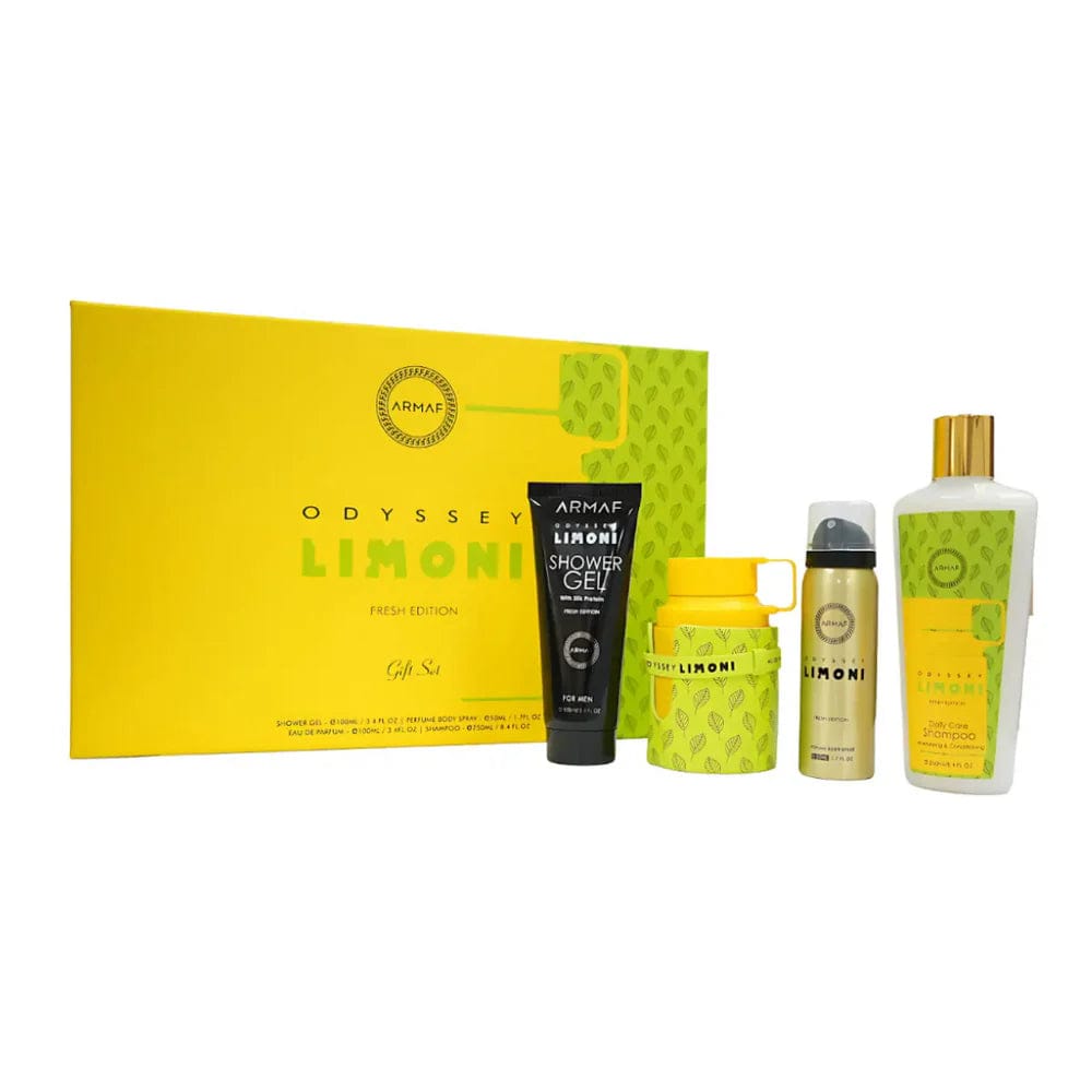 ARMAF SET ODYSSEY LIMONI 4PC EDP 3.4OZ