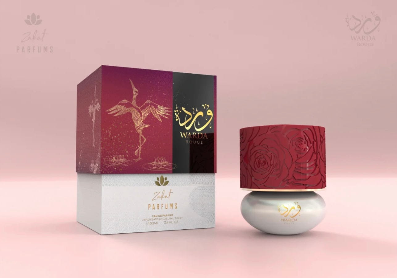 WARDA ROUGE WOMEN EDP - 100ML (3.4oz) BY ZAKAT