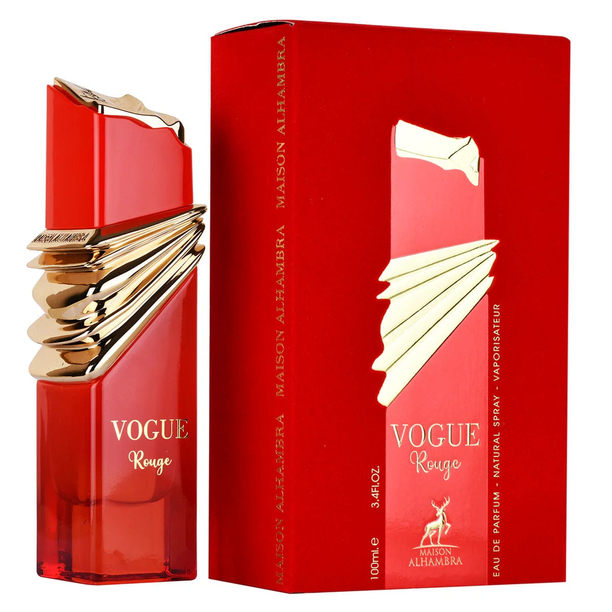 VOGUE ROUGE WOMEN EDP - 100MI (3.40z) By ALHAMBRA