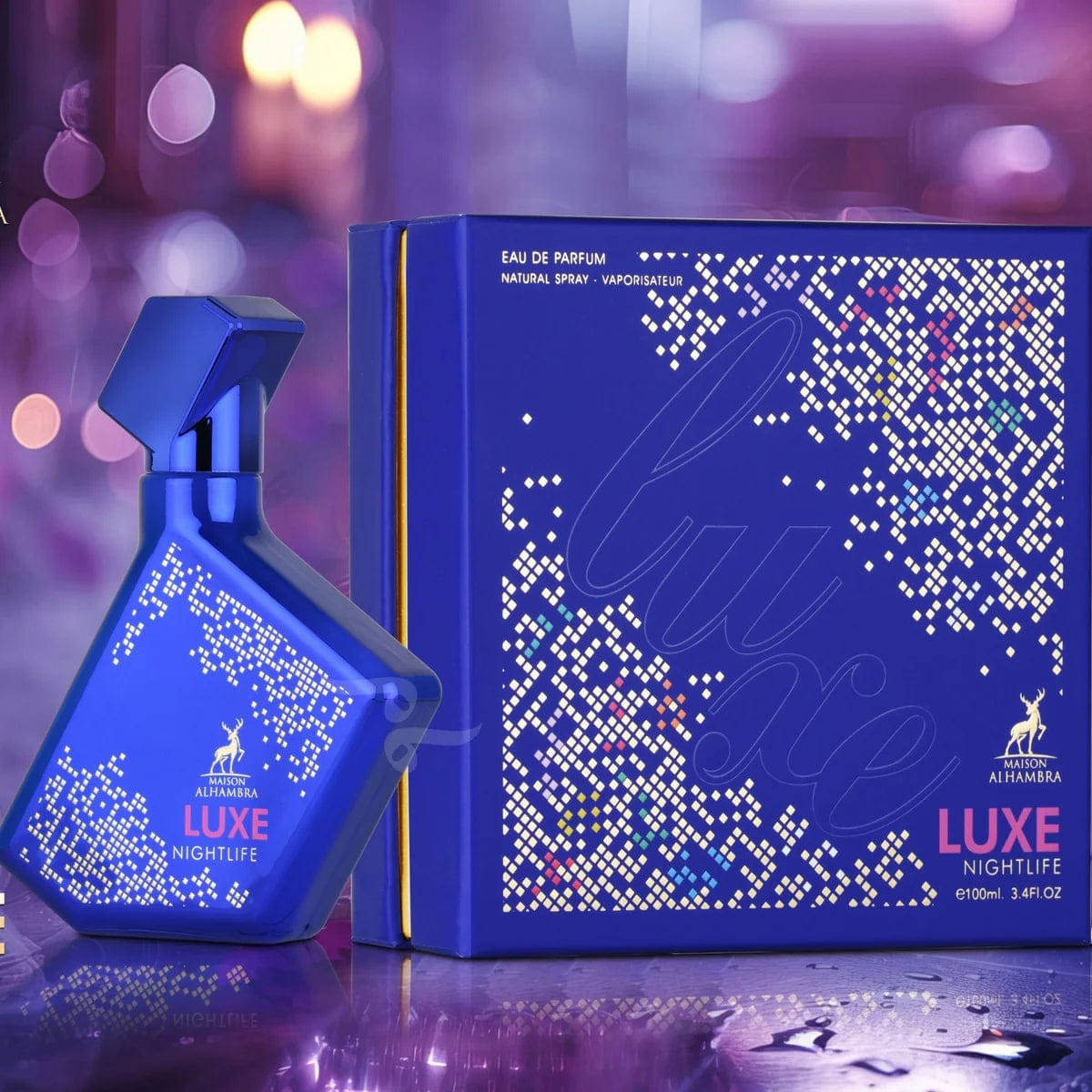 LUXE NIGHTLIFE UNISEX EDP - 100ML (3.4oz) BY MAISON ALHAMBRA
