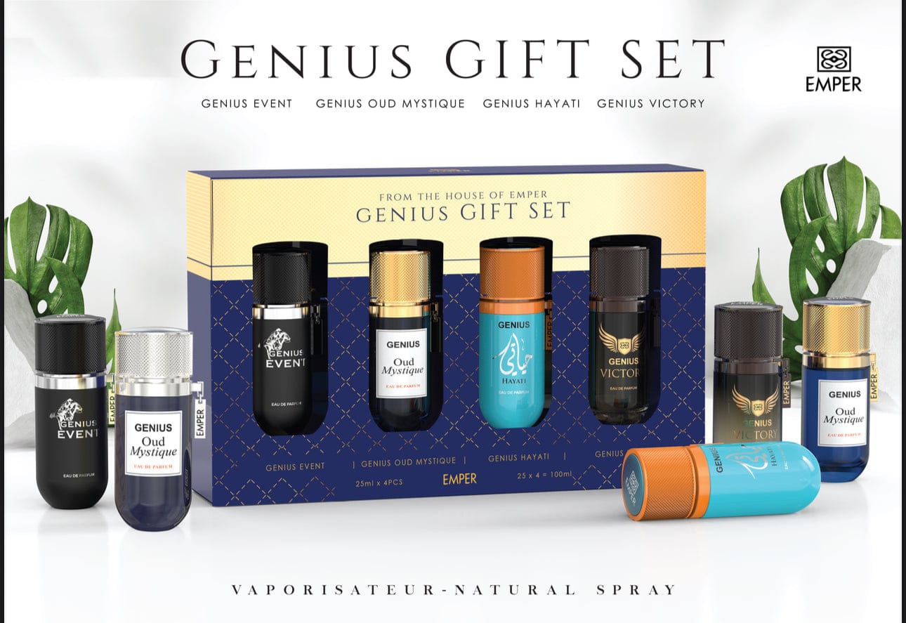 MEN GENIUS GIFT SET 4X25ML BY EMPER